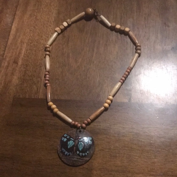 Jewelry - Wooden  butterfly necklace